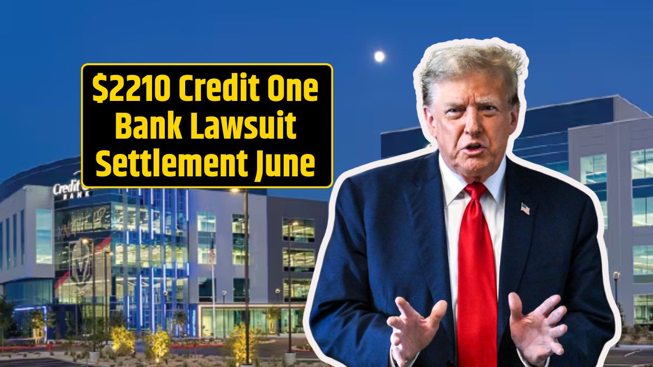 $2210 Credit One Bank Lawsuit Settlement June