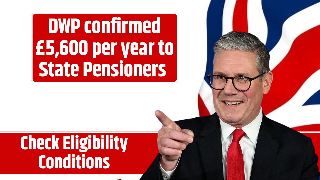 DWP confirmed £5,600 per year to State Pensioners